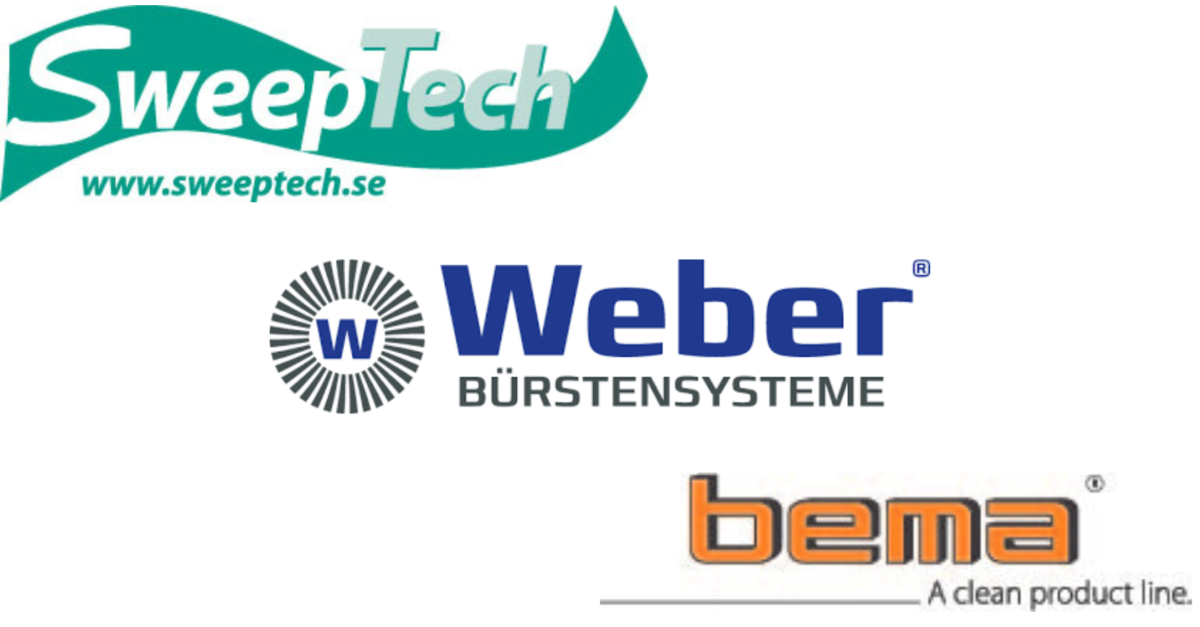 Distributör Sweeptech, Weber bürstensyteme och Bema maschinenfabrik